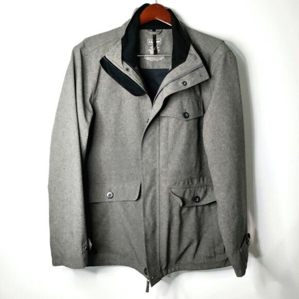 L.L. Bean Gray Raincoat for Men